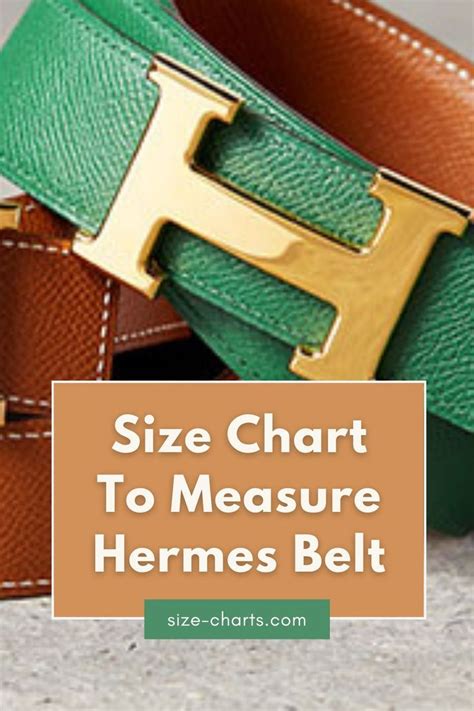 Hermes size chart belt